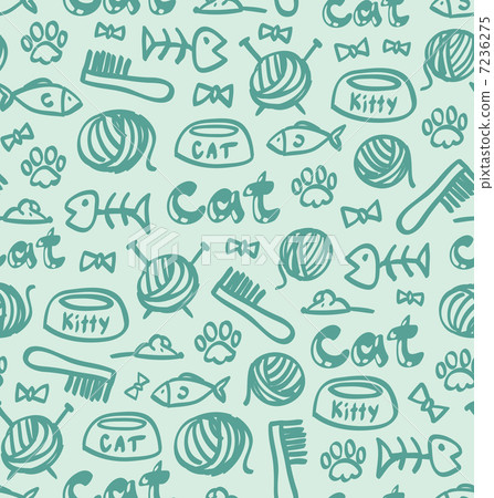 Cat stuff pattern 7236275