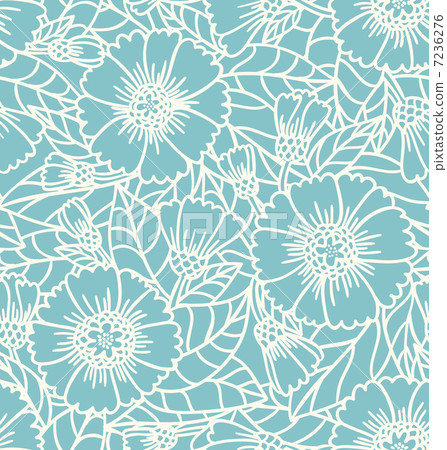 Daisy doodle pattern 7236276