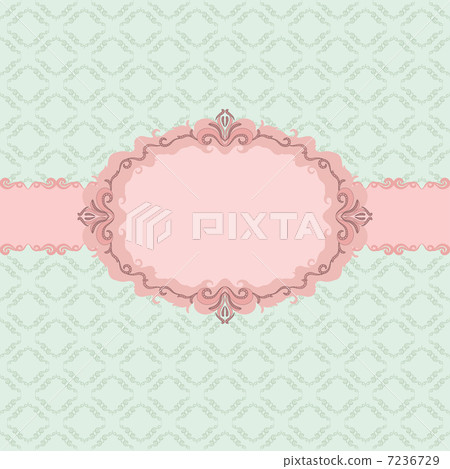 Template frame design for greeting card . Template frame design for greeting card . 7236729