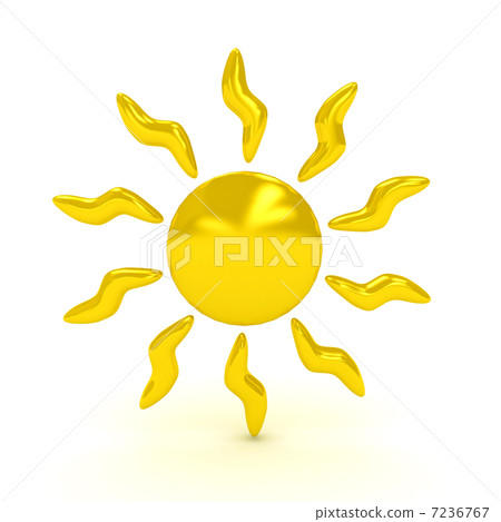 Weather symbol over white background 7236767