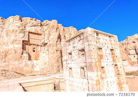 Zoroastrian tomb (Iran, Naghet Rostam) 7238170