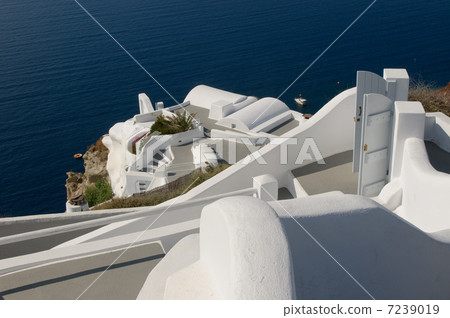 Oia village at Santorini island, Greece 7239019