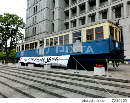 Osaka municipal subway permanent storage vehicle 7239265
