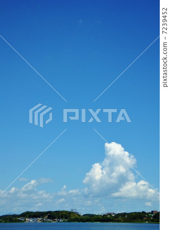 Sky and lake (east coast of Sanna Lake) Sky and lake (east coast of Sanna Lake) 7239452