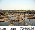 The world's three largest waterfalls - Victoria's waterfall (walking on the falls of the falls during the dry season) 7240086