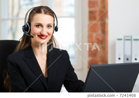 Young Woman from the customer service Young Woman from the customer service 7241408