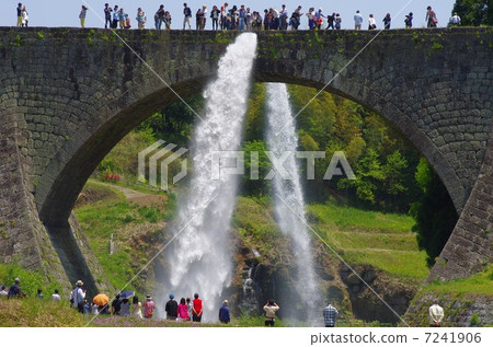 Jombashi橋的排水和遊客的水平構成 7241906