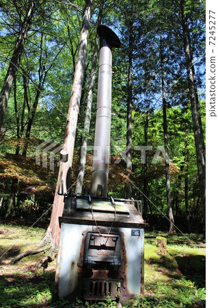 Incinerator of forest 7245277