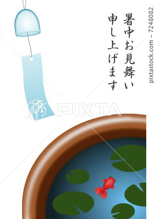 睡蓮碗和風鈴。 7248082