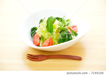 A green salad image of breakfast. A green salad image of breakfast. 7249180