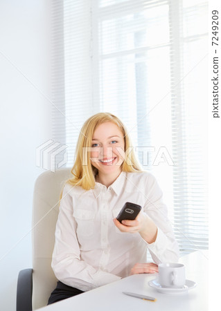 Office Girl With Phone Office Girl With Phone 7249209