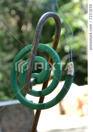 Mosquito coil in the garden Mosquito coil in the garden 7251650