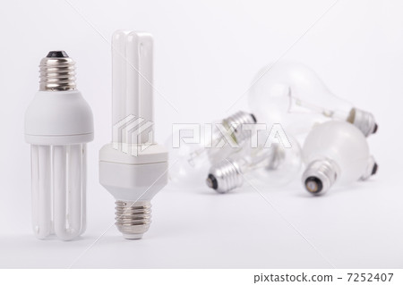 Two modern energy saving light bulbs Two modern energy saving light bulbs 7252407