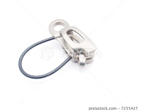 climbing carabiner on a white background 7255427