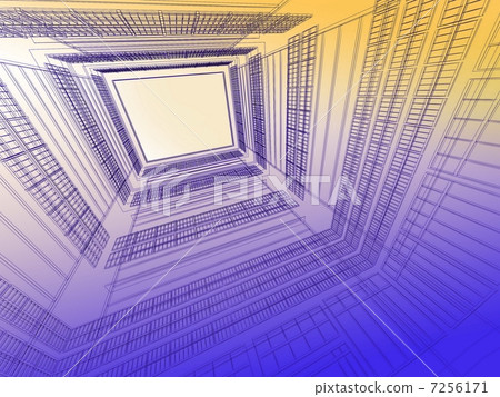 3D abstract block 7256171