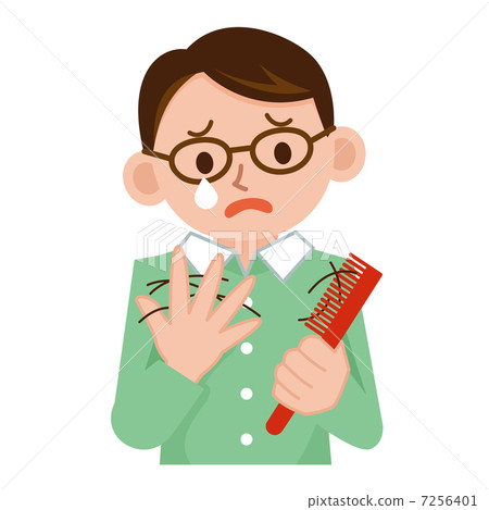 患頭髮的男人 7256401