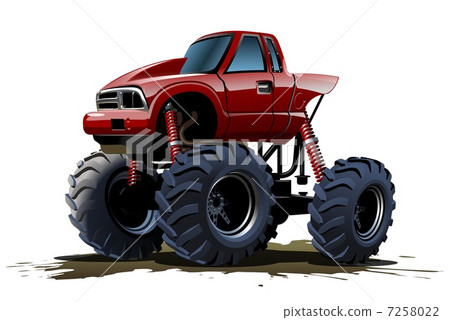 Cartoon Monster Truck 7258022