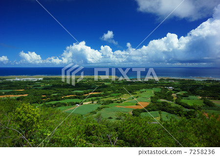 Kanagaru風景在夏天 7258236