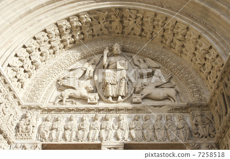世界遺產聖徒Trophime教堂Tampin of Arles 世界遺產聖徒Trophime教堂Tampin of Arles 7258518
