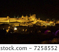 World Heritage Historic fortified city of Carcassonne (night view) 7258552