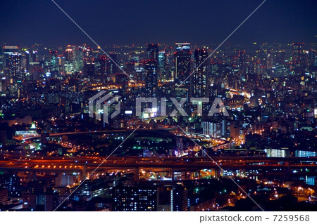 大阪北的夜景 7259568