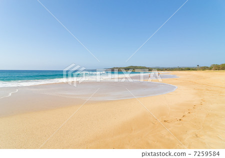 夏威夷莫洛凱島Papohaku海灘父母和孩子沿著海灘跑 7259584