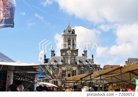 市場廣場市政廳代爾夫特 7260052