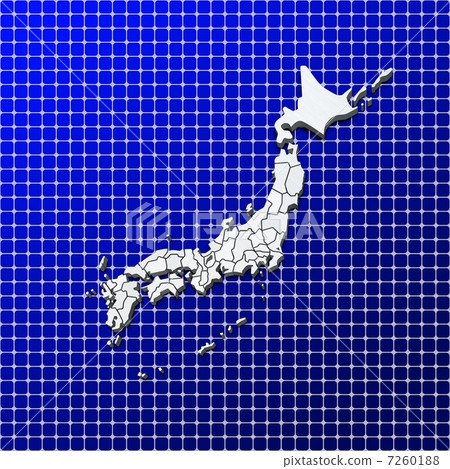 Japanese Islands on Solar Panels - Stock Illustration [7260188] - PIXTA