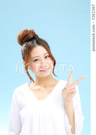 藍背婦女 藍背婦女 7261567