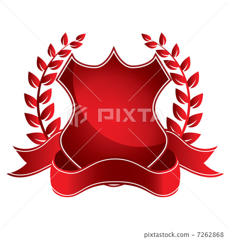 Emblem red - Stock Illustration [7262868] - PIXTA