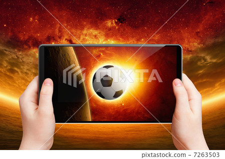 Tablet computer in hands Tablet computer in hands 7263503