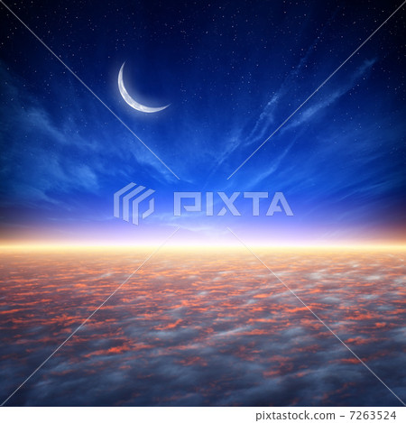 Peaceful sunset Peaceful sunset 7263524