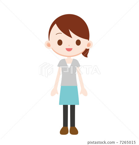 A casual dress young lady 7265015