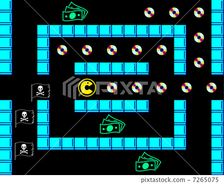 Copyright sign eating CDs Copyright sign eating CDs 7265075