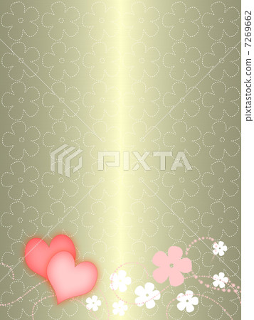 hiarts on  pastel color background 7269662