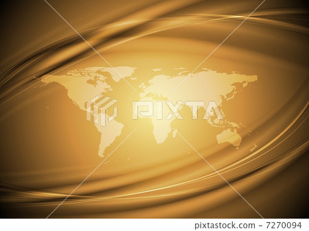 Abstract technology background with world map - Stock Illustration ...