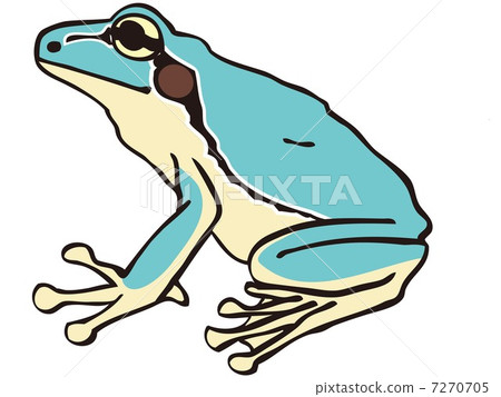 淡藍色日式青蛙 淡藍色日式青蛙 7270705