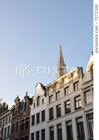 Morning skyline Brussels 7272388