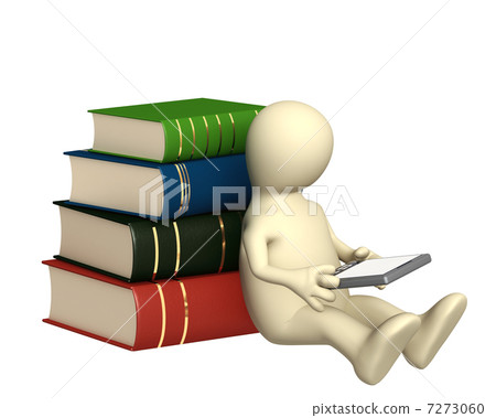 Puppet with e-book and books Puppet with e-book and books 7273060