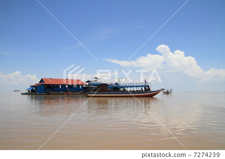 Aquatic village of Tonle Sap Lake 7274239