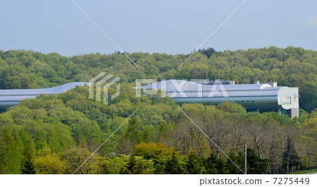 Miyagi prefecture library and fresh green Miyagi prefecture library and fresh green 7275449