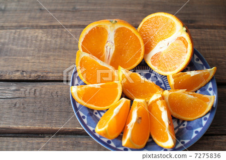 Sweet and delicious cut Kiyomi orange Sweet and delicious cut Kiyomi orange 7275836