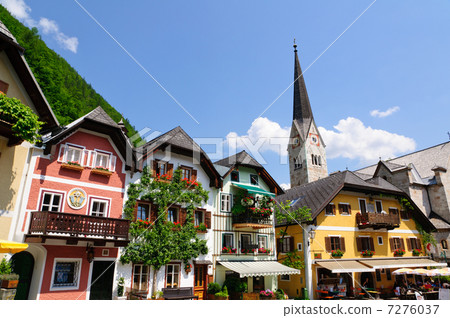 Austria World Heritage Hallstatt Market Square Austria World Heritage Hallstatt Market Square 7276037