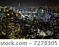 Night view of Ginza, Marunouchi and Tokyo skaitri 7278305