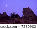 Dawn and full moon Dawn and full moon 7280982