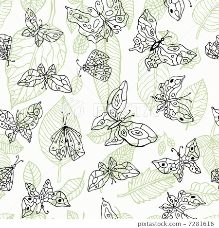 Butterflies seamless background Butterflies seamless background 7281616