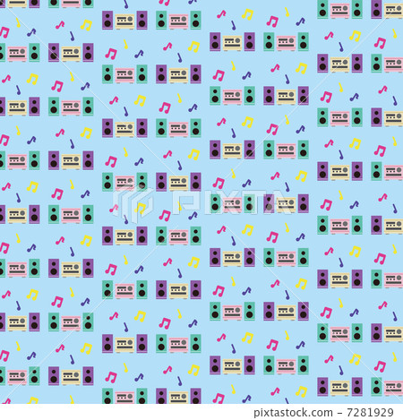 Pattern of audio equipment 7281929