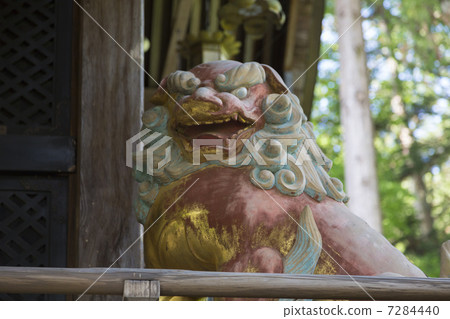 A guardian dog at Akayama Zen master 7284440