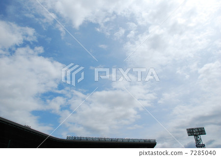 Koshien stadium and sky Koshien stadium and sky 7285040