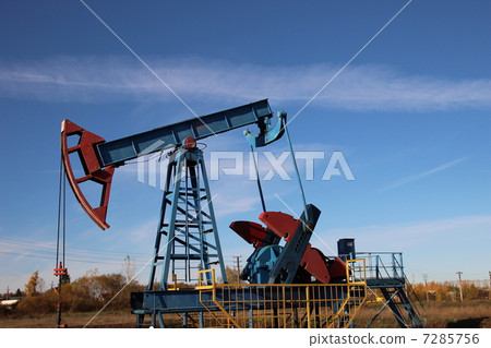 Oil production. oil pumps Russia 7285756
